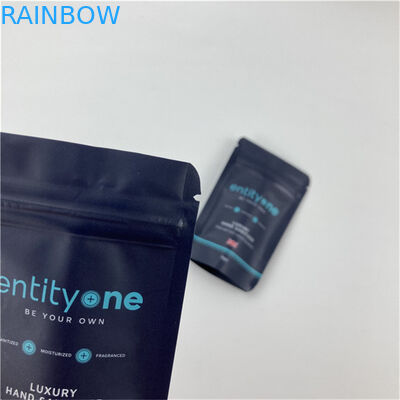 Пользовательский логотип напечатанный пакет-саше с застежкой-молнией, матовое покрытие, алюминиевая фольга, пищевой материал, дой-пак