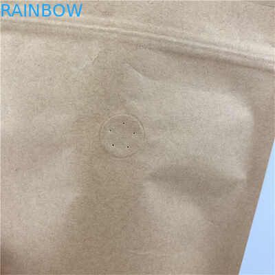 Размер и дизайн на заказ Требования цветной печати Kraft Paper Snack Food Packaging Bags