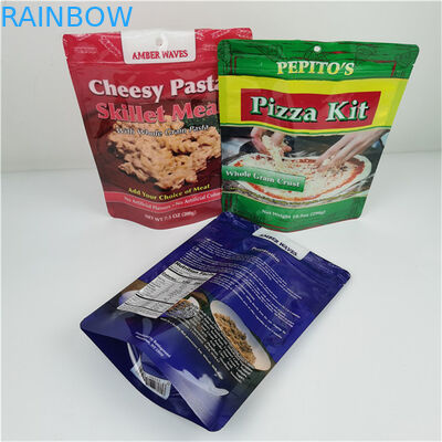 Самый продаваемый экологически чистый склад Custom Logo Printed Stand Up Zipper Bag Перезамыкающийся пластик