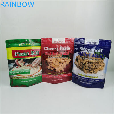 Самый продаваемый экологически чистый склад Custom Logo Printed Stand Up Zipper Bag Перезамыкающийся пластик