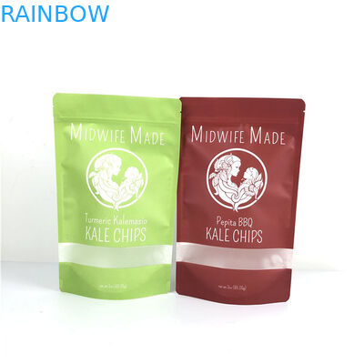 Продовольственная упаковка Гравированная печать Mylar Doypack с окном Экологически чистый и индивидуальный