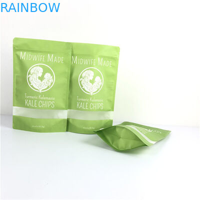 Продовольственная упаковка Гравированная печать Mylar Doypack с окном Экологически чистый и индивидуальный