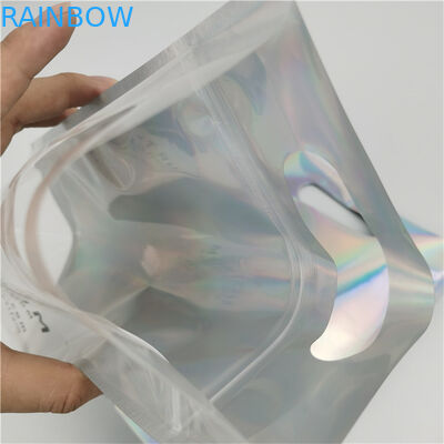 Высококачественный логотип Custom Printed Fashion Pack Custom Thickness Leak Proof Holographic Film Mylar Bags