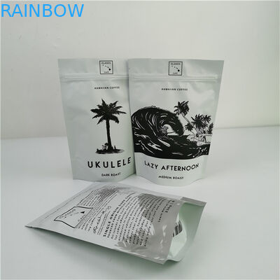 Цветная печать на заказ толщина Прозрачная упаковка мешок для кофейных зерен