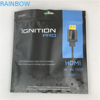 Трехсторонний герметичный Mylar упаковочный мешок плоский мешок с ремешком принимается до 10 цветов доступны