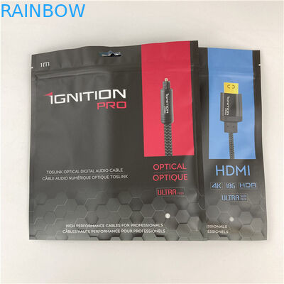 Трехсторонний герметичный Mylar упаковочный мешок плоский мешок с ремешком принимается до 10 цветов доступны