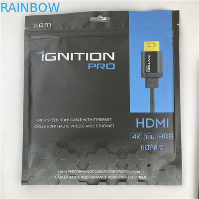 Трехсторонний герметичный Mylar упаковочный мешок плоский мешок с ремешком принимается до 10 цветов доступны