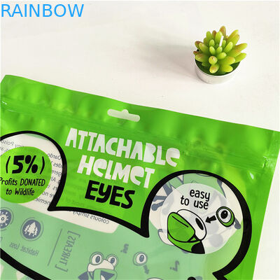 Экологически чистый, герметичный пакет с тремя сторонами, герметичный пакет с ципочкой