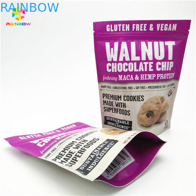 Матовое отделение Красочная печать Алюминиевая фольга Mylar Doypack с индивидуальным размером и дизайном