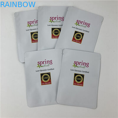 Прозрачный трехсторонний герметичный Mylar упаковочный пакет с циппом