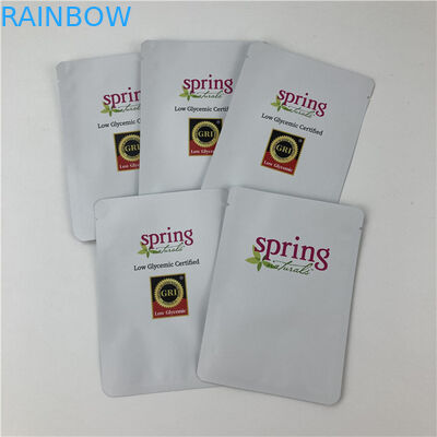 Прозрачный трехсторонний герметичный Mylar упаковочный пакет с циппом