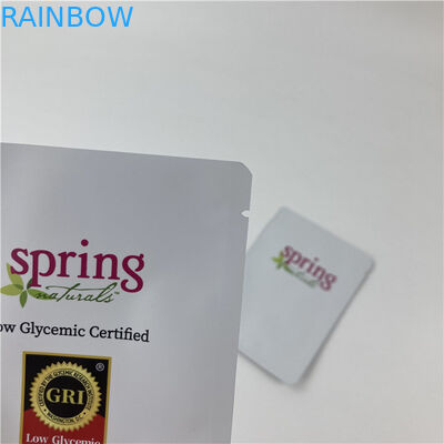 Прозрачный трехсторонний герметичный Mylar упаковочный пакет с циппом