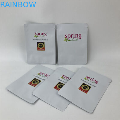 Прозрачный трехсторонний герметичный Mylar упаковочный пакет с циппом