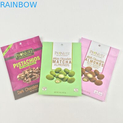 Настроенный матовый подъемный пакет из алюминиевой фольги Mylar Bag Powder Packaging