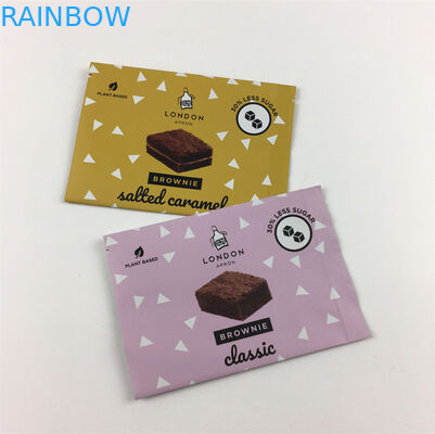 Устойчивые к влаге 200 г Задние боковые мешки печати печенье шоколадные мешки с отрезками