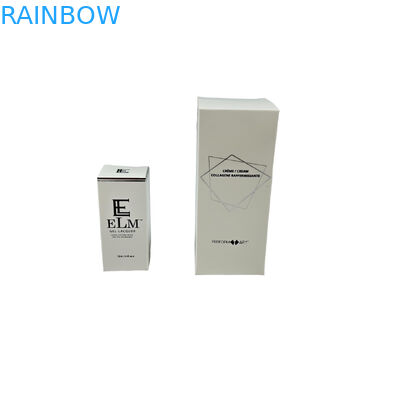 Заказ белый картонный 350 г упаковочная коробка для косметики с гравировкой печати