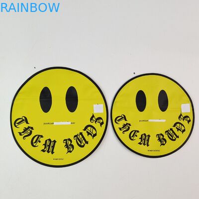 Нерегулярные 3,5 граммовые 7 граммовые сумки Mylar с молниеносной резьбой Внутри Печать Алюминиевая фольга Запахоустойчивый съедобный пластиковый мешок