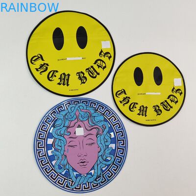 Нерегулярные 3,5 граммовые 7 граммовые сумки Mylar с молниеносной резьбой Внутри Печать Алюминиевая фольга Запахоустойчивый съедобный пластиковый мешок