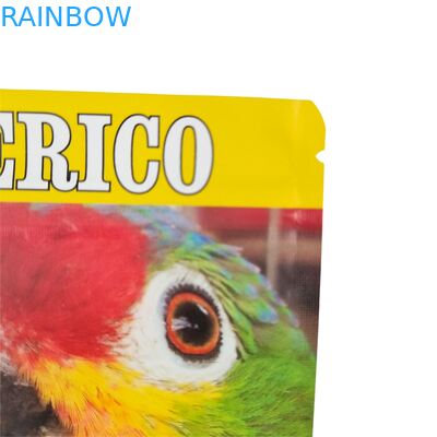 Индивидуально разработанный самозапечатывающийся влагонепроницаемый термозапаянный пакет на молнии с прозрачной передней частью из алюминиевой фольги и задней частью из майлара для сахара