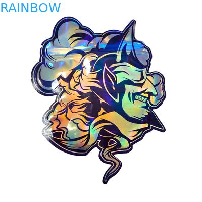 Мягкие голографические мешки с молниеносным резьбой для сладостей