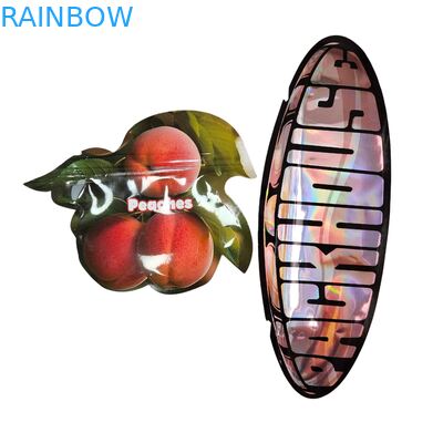 Внутри печатных майларовых пакетов для травяного табака, съедобных жевательных конфет, печенья, упаковки, глянцевых термосвариваемых пакетов из пластика особой формы