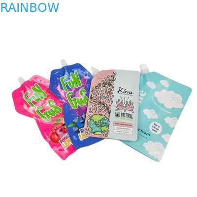 Жидкий пластиковый подъемный мешок с вытяжкой сжатия упаковочный пакет для косметических напитков лосьон ноздри пакет