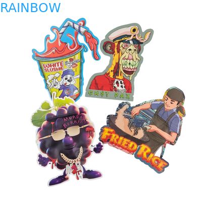 Нерегулярный перезамыкающийся 3,5 г детский Mylar пакеты Цифровая печать ПЭТ Ziplock упаковка для съедобных жвачных печенья