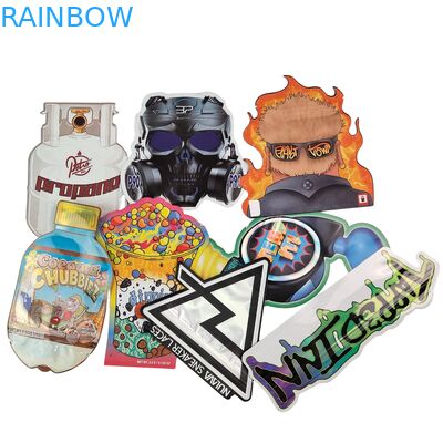 Настраиваемый логотип 3.5g 7g 14g Перезагружаемый ПЭ Пластиковый пищевой герб Упаковка Zip Lock Foil Pouch Детский запахоустойчивый травяной резинный пакет Mylar