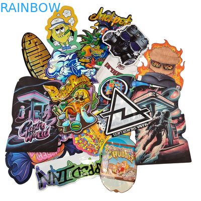 Настраиваемый логотип 3.5g 7g 14g Перезагружаемый ПЭ Пластиковый пищевой герб Упаковка Zip Lock Foil Pouch Детский запахоустойчивый травяной резинный пакет Mylar