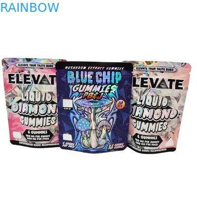 Удалённый калифорний 3,5 грамм 7 грамм 14 грамм 28 грамм мешки Майлар для жвачки жвачка голографическая герметичность мешки Ziplock