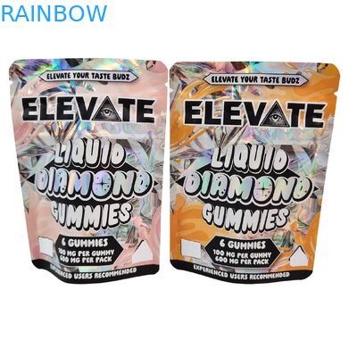 Удалённый калифорний 3,5 грамм 7 грамм 14 грамм 28 грамм мешки Майлар для жвачки жвачка голографическая герметичность мешки Ziplock