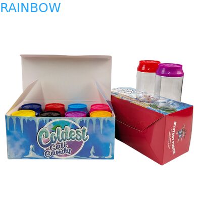 Food-Grade PET Plastic Jars with Twisted Lids 3.5g Soda Can Design