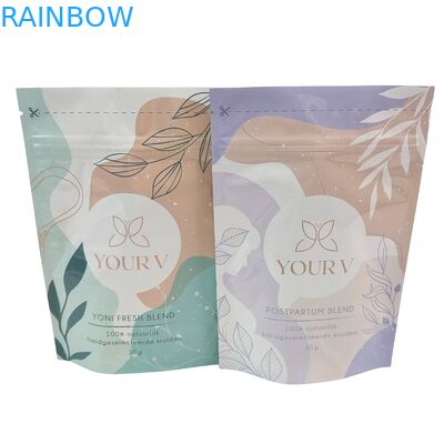 Индивидуальные биоразлагаемые майларовые пакеты для соли для ванн 4 унции 5 унций, пакеты-стойки