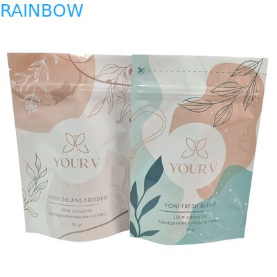 Индивидуальные биоразлагаемые майларовые пакеты для соли для ванн 4 унции 5 унций, пакеты-стойки