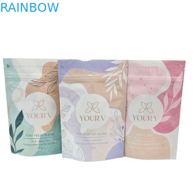 Индивидуальные биоразлагаемые майларовые пакеты для соли для ванн 4 унции 5 унций, пакеты-стойки