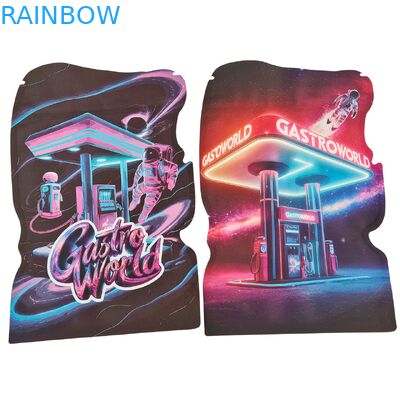 Индивидуальные высеченные майларовые пакеты 3,5 г - 28 г с детской защитой на молнии