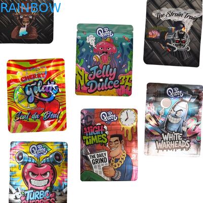 Заказные 3,5-28г перезамыкаемые мешки Mylar для упаковки продуктов питания