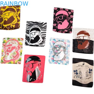 Многоразовые термозапаиваемые майларовые зип-пакеты 3,5 г 1 унция, пакеты из майлара с алюминиевой фольгой, герметичные, непроницаемые для запахов, для хранения продуктов Cali, с возможностью нанесения печати