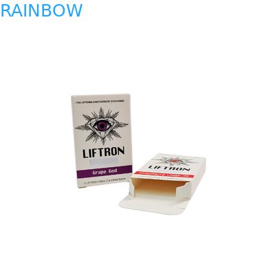 Биоразлагаемая складная коробка из крафт-бумаги, пищевой картон для тиснения, упаковка для хранения свечей, конфет, складная картонная коробка