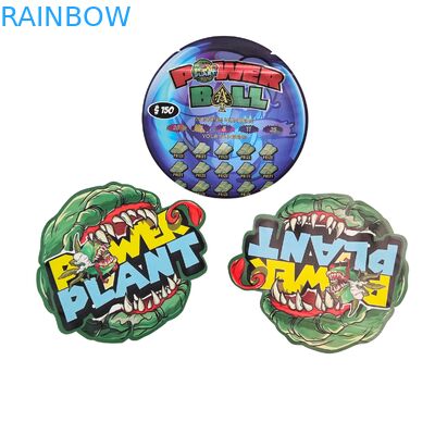 Специальная форма Mylar Zipper Bags 3.5g 7g 14g Отпариваемая голографическая упаковка пищевого качества