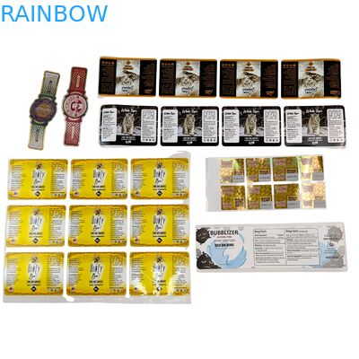 Клейкий винил ПВХ наклейка для бумаги водонепроницаемая УФ-голограмма печатный персонализированный логотип упаковка этикетки для скрапбука бумаги