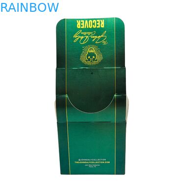 Перерабатываемая kraft бумага kraft kraft коробка для закусок для печенья энергетический бар косметический картонный счетчик дисплея упаковка губка