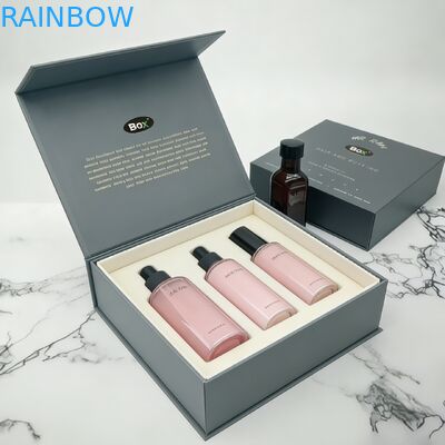 Индивидуальный логотип Роскошная большая матовая картонная коробка из биоразлагаемого материала с магнитным клапаном для упаковки косметики