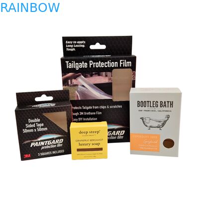 Косметическая упаковочная коробка с классическим дизайном и глянцевой ламинировкой