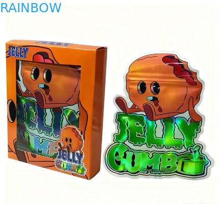 Индивидуальные печатные пакеты из майлара 3,5 г с возможностью повторного закрытия для упаковки закусок, пакеты-стойки