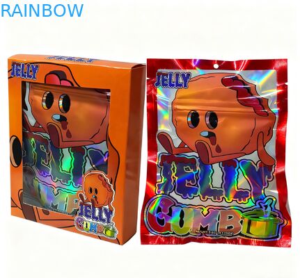 Индивидуальные печатные пакеты из майлара 3,5 г с возможностью повторного закрытия для упаковки закусок, пакеты-стойки