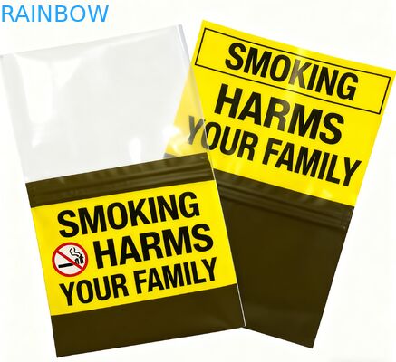 Предварительно свернутый пакет с застежкой-молнией, съедобная упаковка для пищевых продуктов, пищевой пакет с трехсторонним уплотнением, пластиковый пакет для табака, майларовый мешок