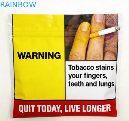 Предварительно свернутый пакет с застежкой-молнией, съедобная упаковка для пищевых продуктов, пищевой пакет с трехсторонним уплотнением, пластиковый пакет для табака, майларовый мешок