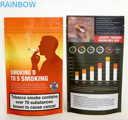 Специально напечатанный пищевой запах Mylar Ziplock Bag Stand Up Pouch для упаковки закусок