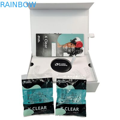 Конфигурационный логотип зубной скобки комплект коробка ортодонтический выравниватель упаковка коробка с бумагой вставка зубные выравниватель упаковка коробка